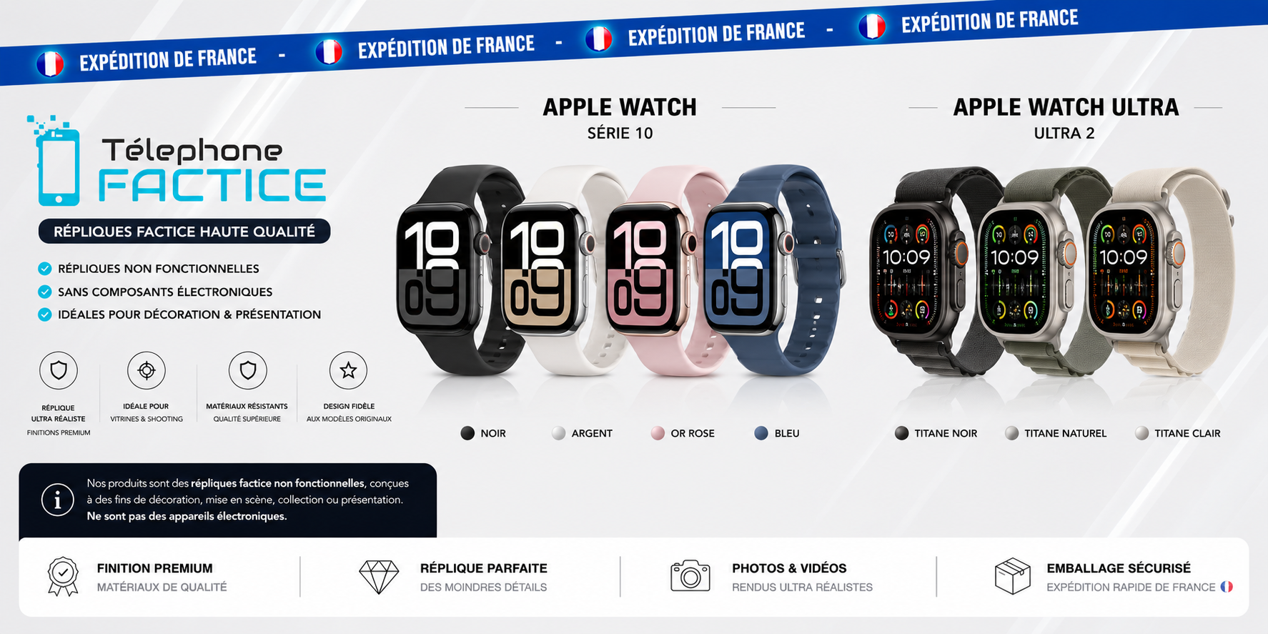 Apple watch factice